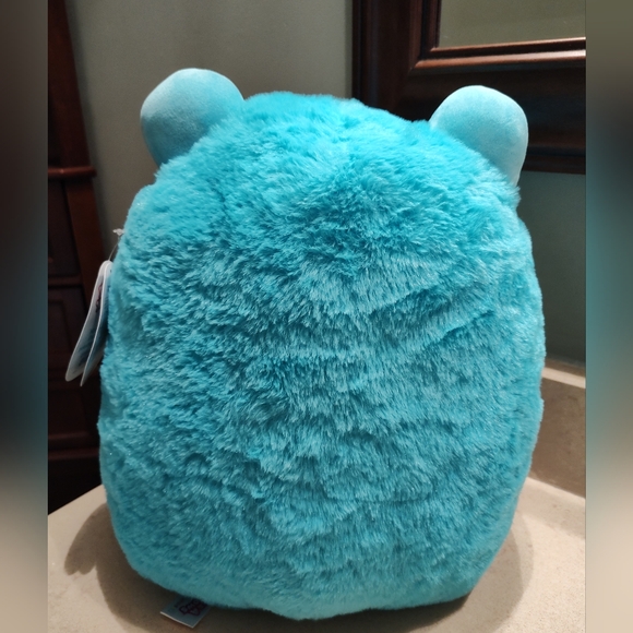 NWT Squishmallow 12" Ludwig Blue Plush Frog Pillow With Mint Green Belly - Picture 3 of 9